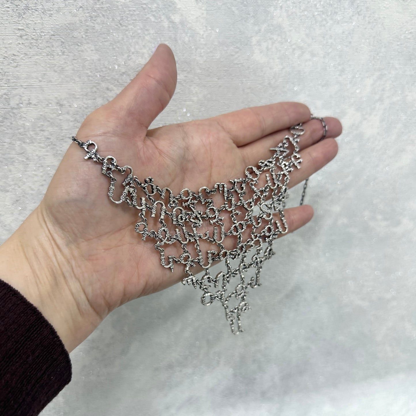 Armenian Alphabet Necklace Sterling Silver 925 | Armenian Jewelry | Armenian Gifts by Garust
