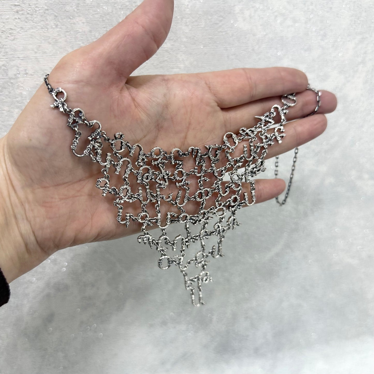 Armenian Alphabet Necklace Sterling Silver 925 | Armenian Jewelry | Armenian Gifts by Garust