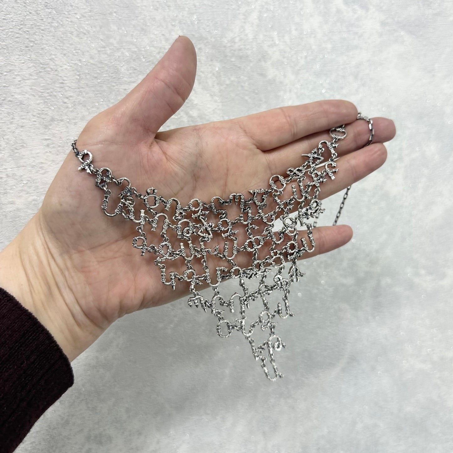 Armenian Alphabet Necklace Sterling Silver 925 | Armenian Jewelry | Armenian Gifts by Garust
