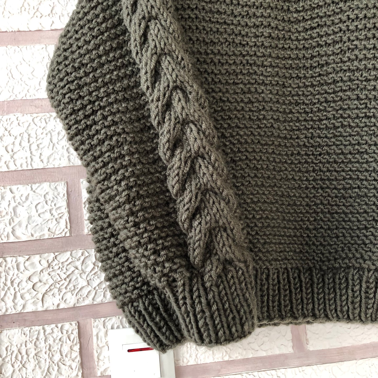 Wool Chunky Knit Sweater | Winter Crew Neck Pullover by Garust