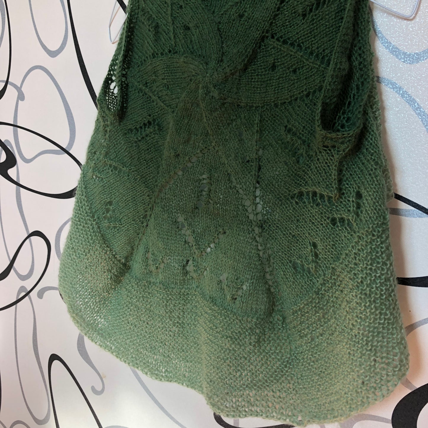 Mohair Ombre Circle Vest | Airy Lightweight Sleeveless Bolero Vest by Garust