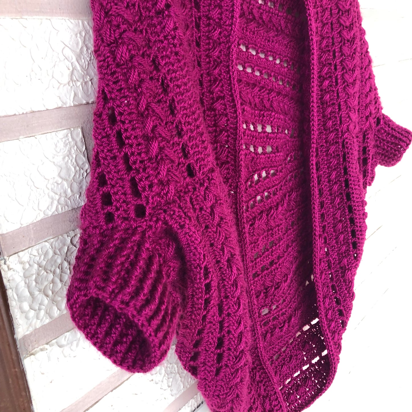 Cocoon Cardigan Crochet | Wool Shrug Women’s | Bolero Jacket by Garust