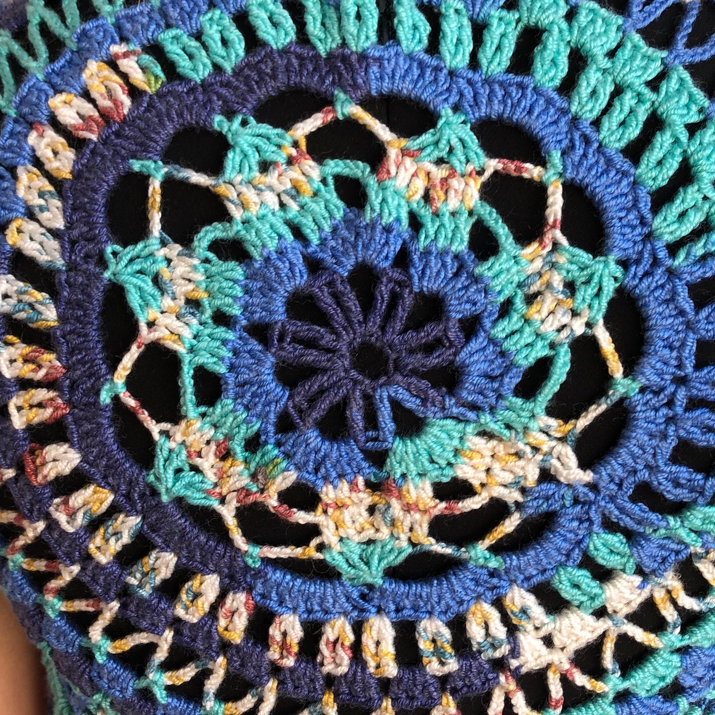 Festival Bolero Multicolour | Lace Circle Cover Up by Garust