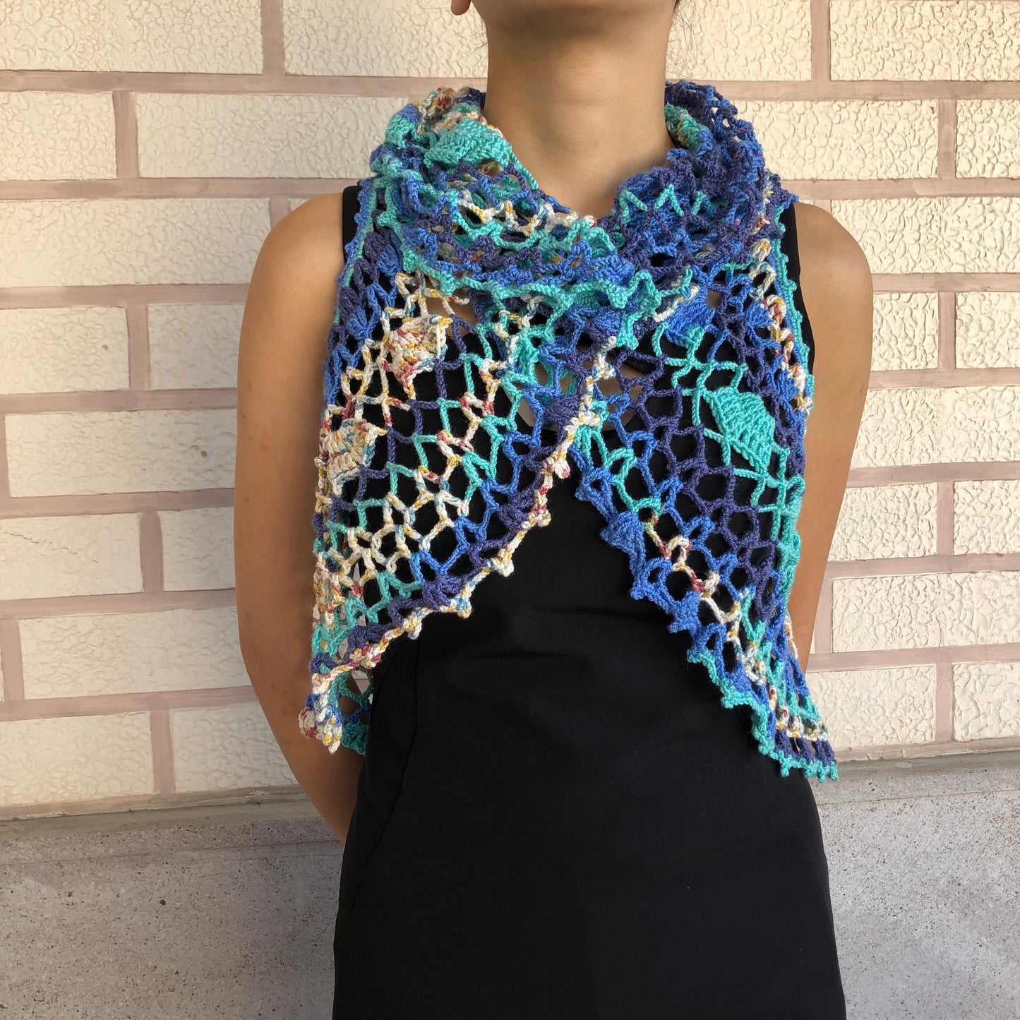 Festival Bolero Multicolour | Lace Circle Cover Up by Garust