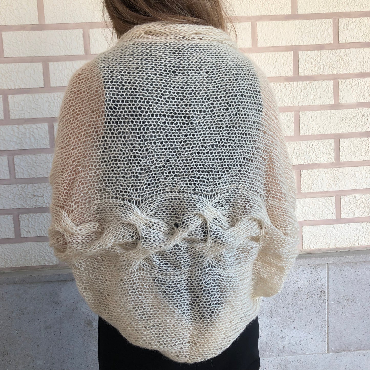 Mohair Lightweight Shrug Cover Up | Wedding Bridal Dress Top by Garust