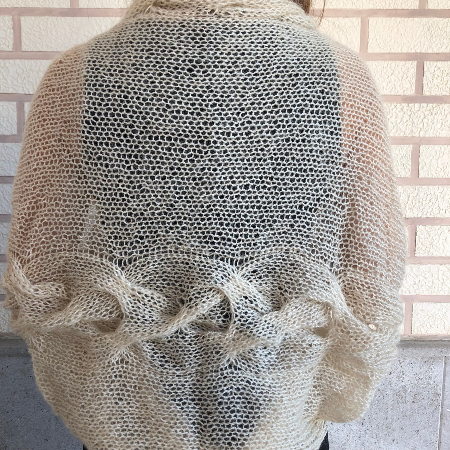 Mohair Lightweight Shrug Cover Up | Wedding Bridal Dress Top by Garust