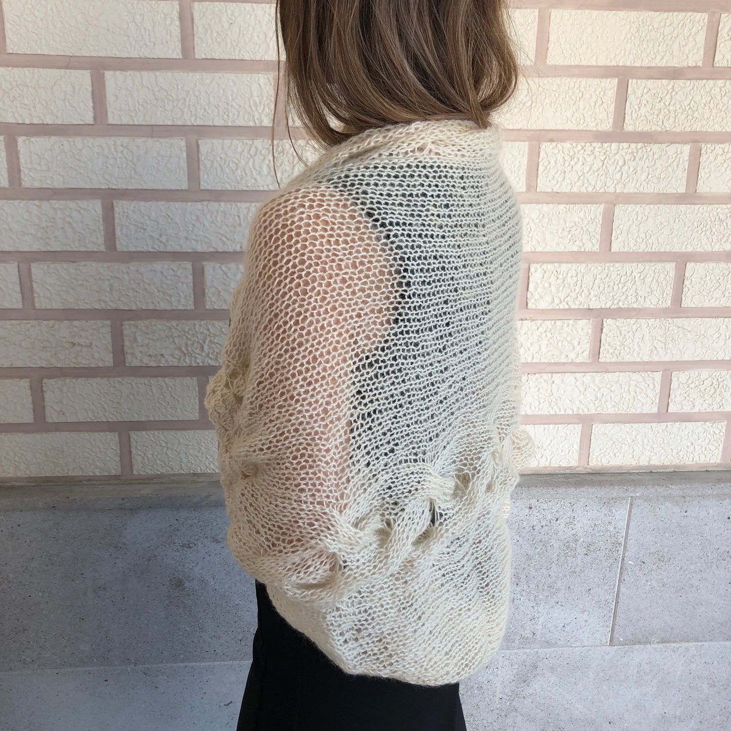Mohair Lightweight Shrug Cover Up | Wedding Bridal Dress Top by Garust