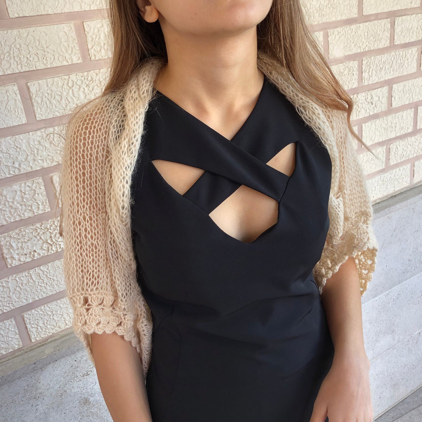 Mohair Lightweight Shrug Cover Up | Wedding Bridal Dress Top by Garust