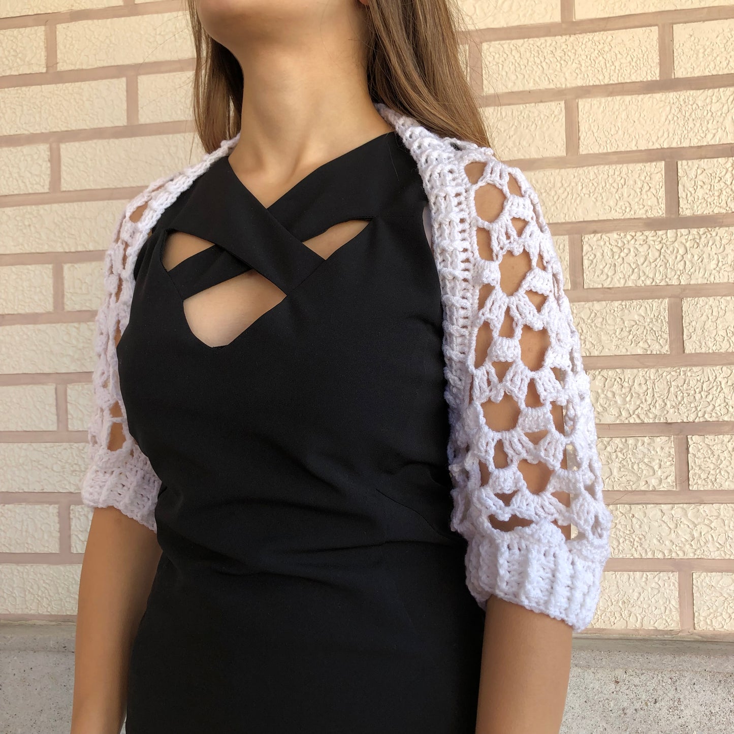 Wedding Bolero Shrug | Lace Bridal Cover Up | Bridal Shrug by Garust