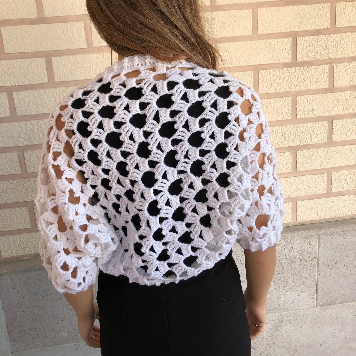 Wedding Bolero Shrug | Lace Bridal Cover Up | Bridal Shrug by Garust