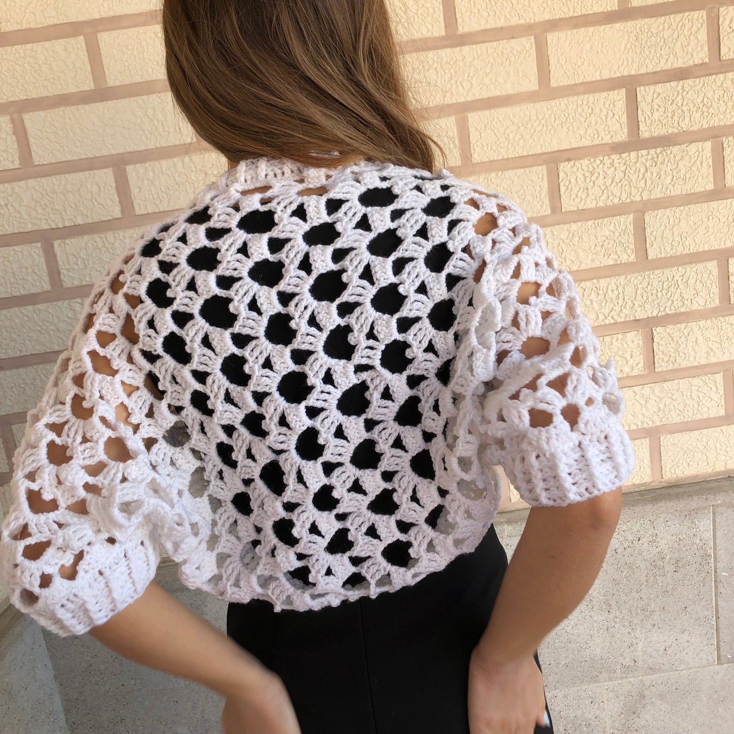 Wedding Bolero Shrug | Lace Bridal Cover Up | Bridal Shrug by Garust
