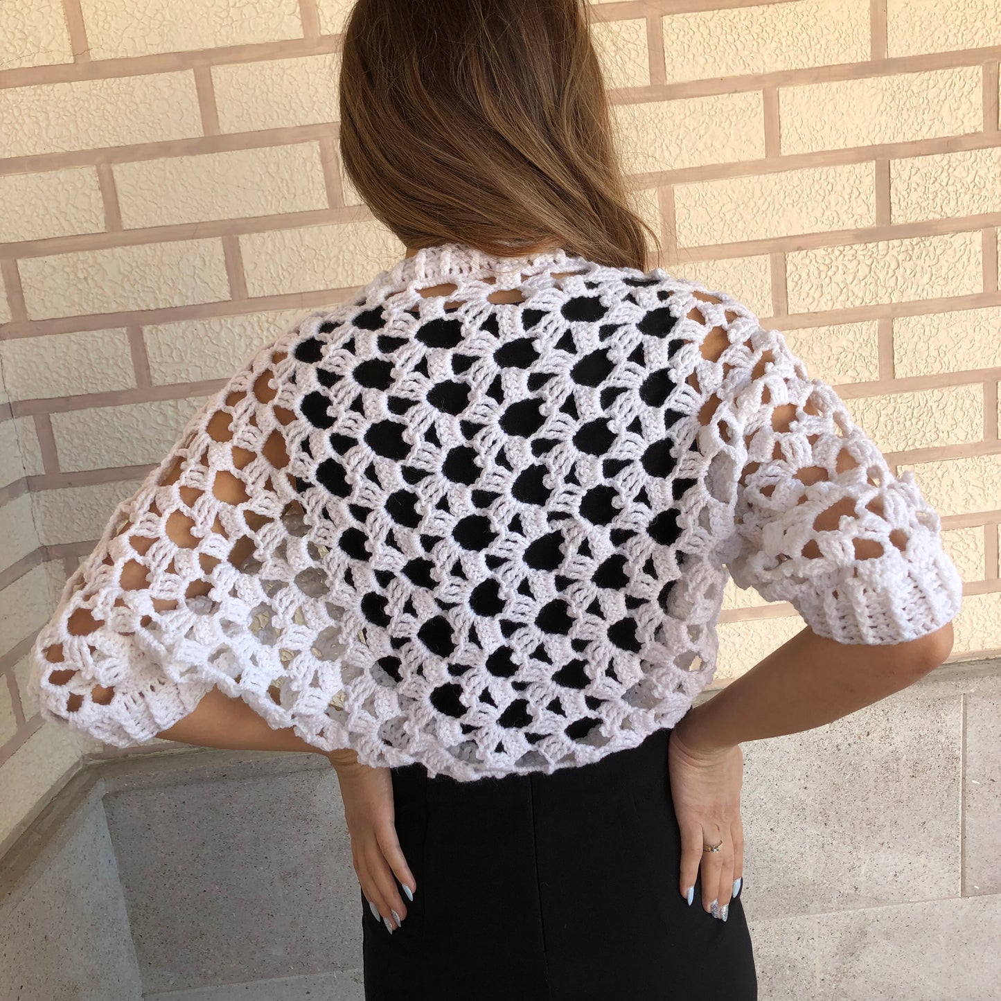 Wedding Bolero Shrug | Lace Bridal Cover Up | Bridal Shrug by Garust