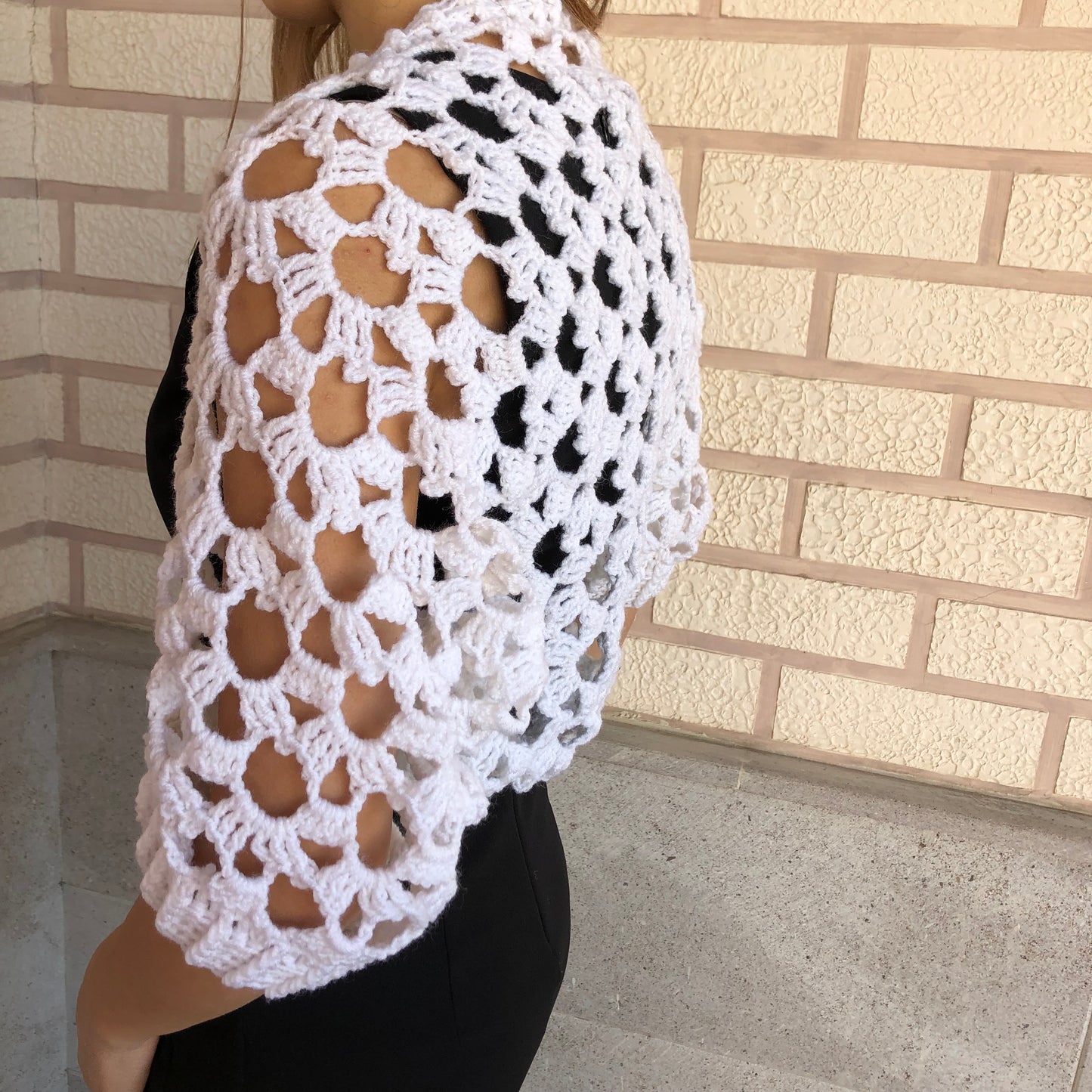 Wedding Bolero Shrug | Lace Bridal Cover Up | Bridal Shrug by Garust