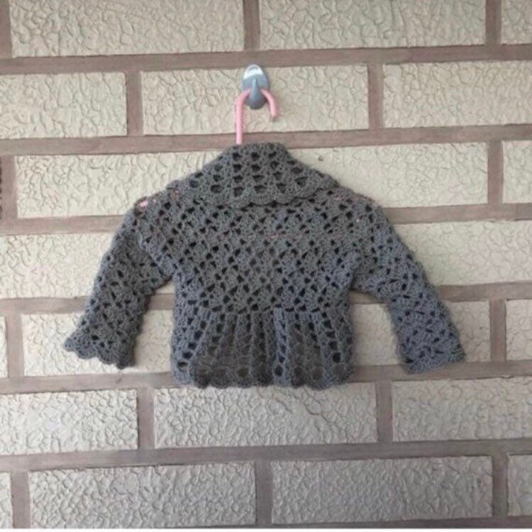 Baby girl cardigan Crochet baby sweater pattern Crochet cardigan bolero pattern Crochet shrug jacket baby pattern Baby crochet top pattern