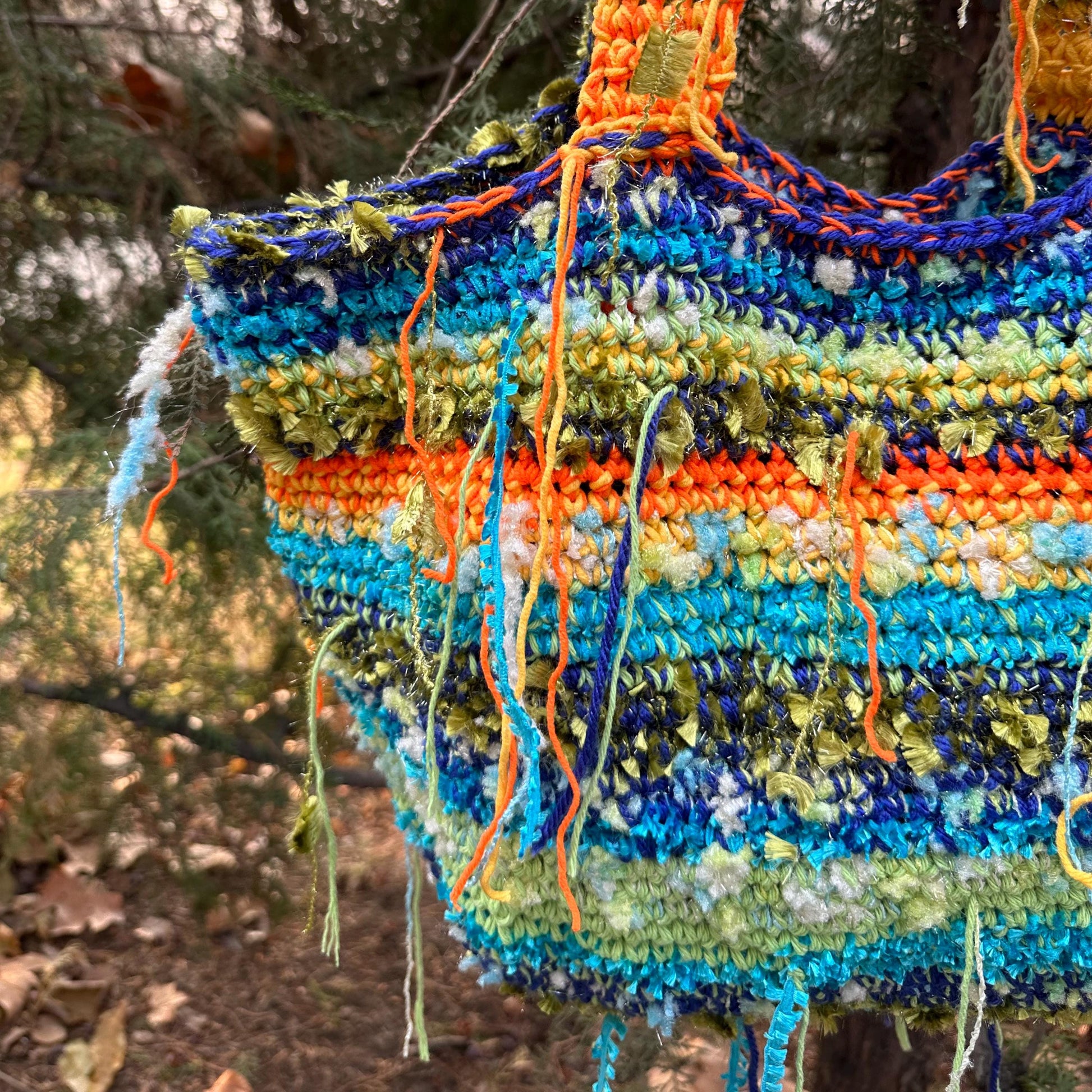 Crochet Shoulder Bag by Garust