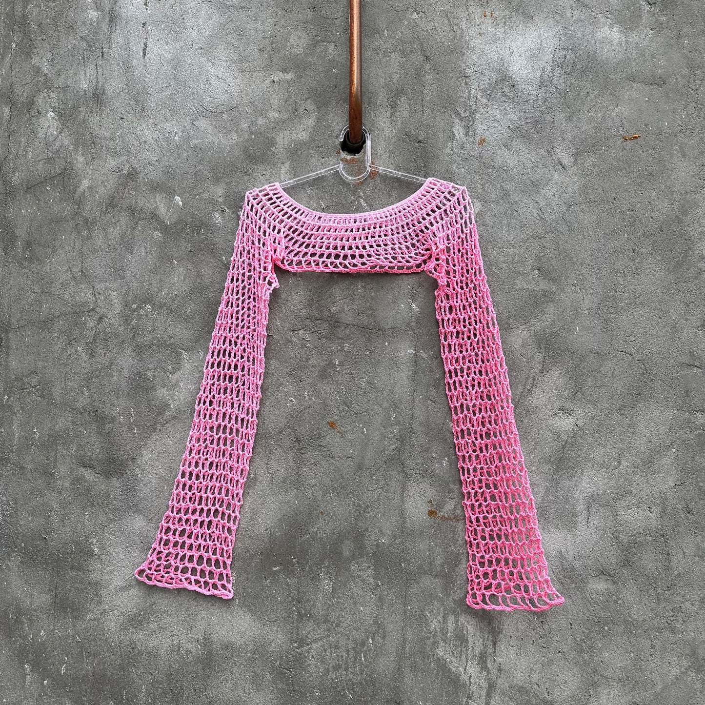 Crochet Sleeves Pattern Crochet Mesh Shrug by Garust