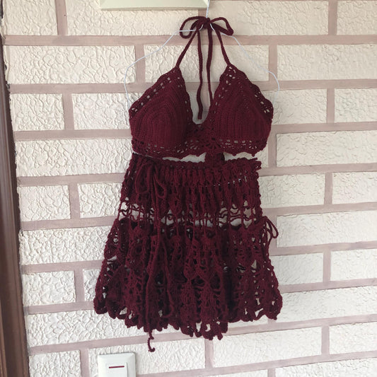 Festival Two Piece Skirt Set Outfit Women’s by Garust