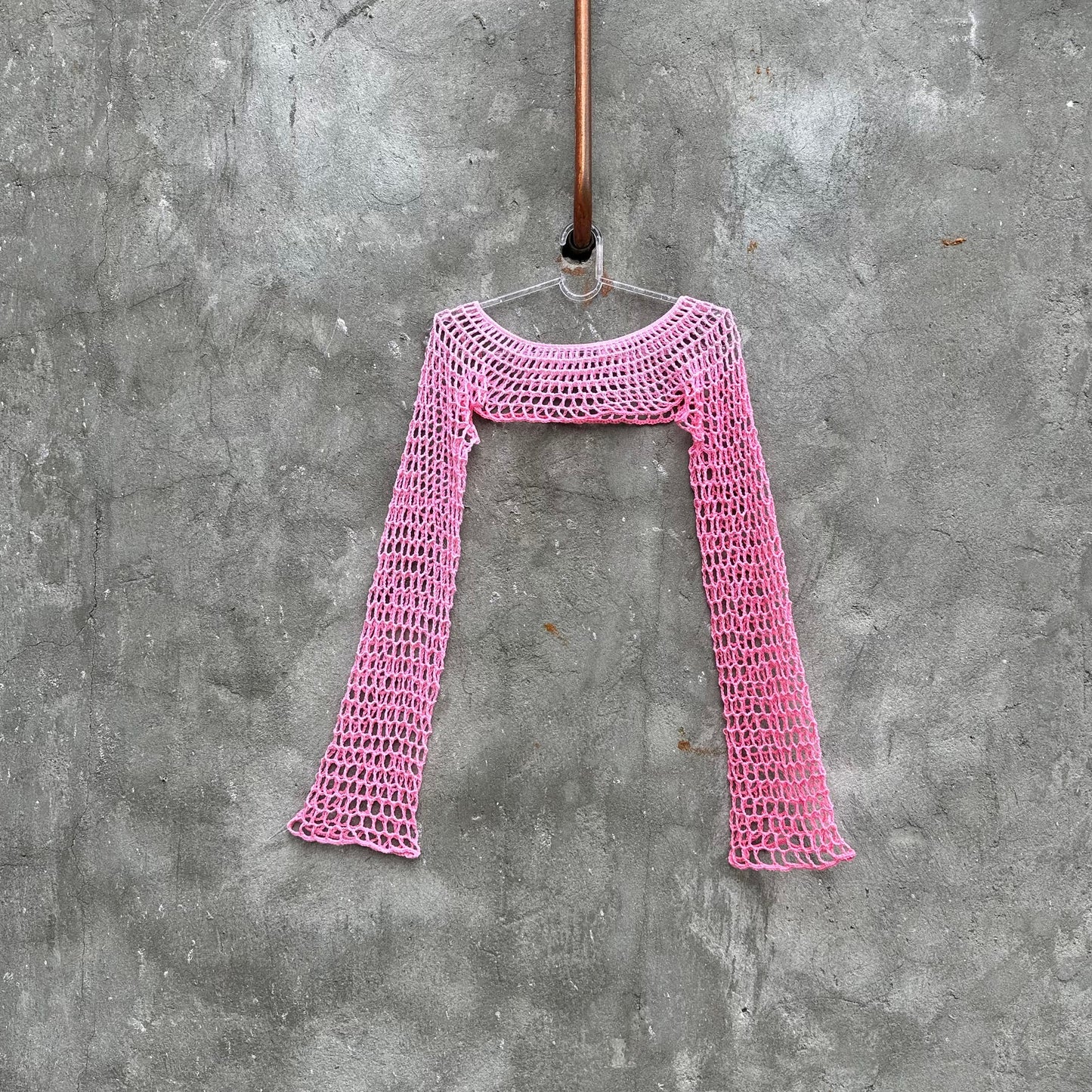 Crochet Top Pattern Crochet Mesh Shrug by Garust