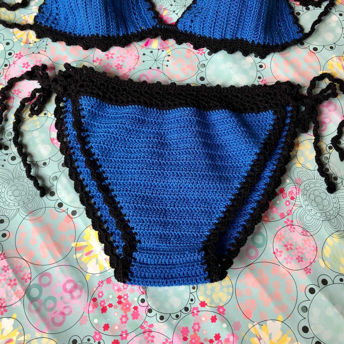 Two-Piece Crochet Bikini | Bohemian Swimwear for Vacations & Festivals by Garust