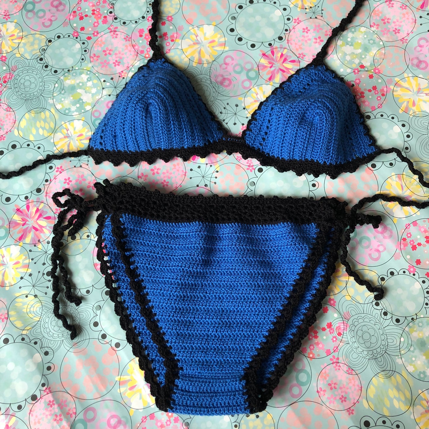 Two-Piece Crochet Bikini | Bohemian Swimwear for Vacations & Festivals by Garust