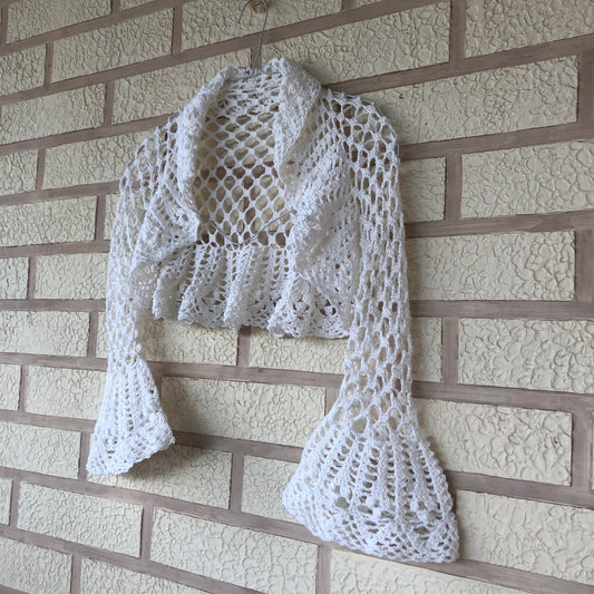 Wedding Bolero Shrug for Bride | Crochet Bridal Cover Up by Garust