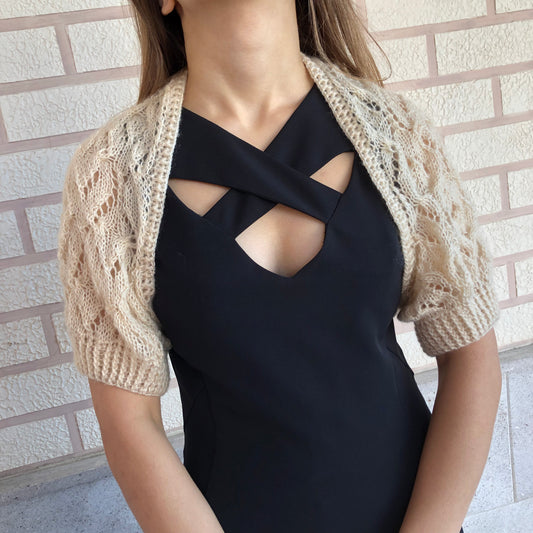 Wedding Bolero Shrug | Mohair Dress Cover Up by Garust