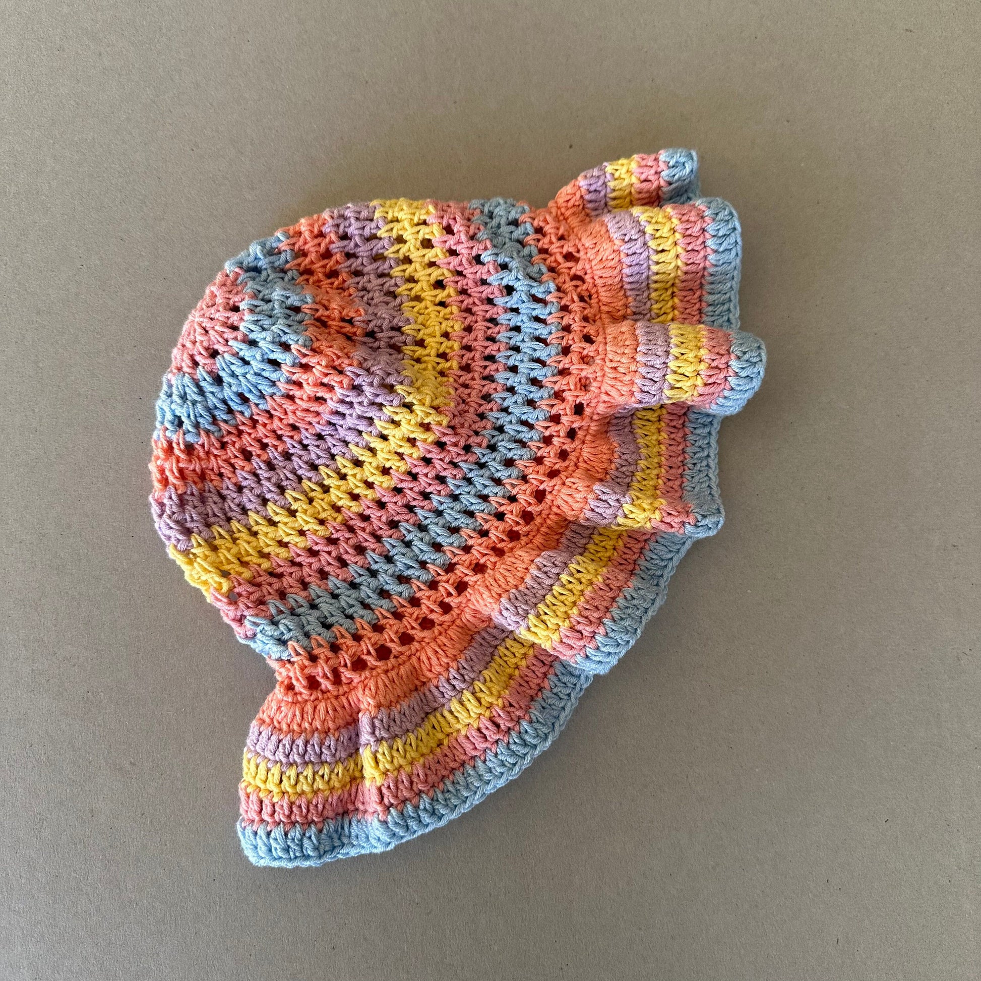 Pastel Panama Hat Striped by Garust