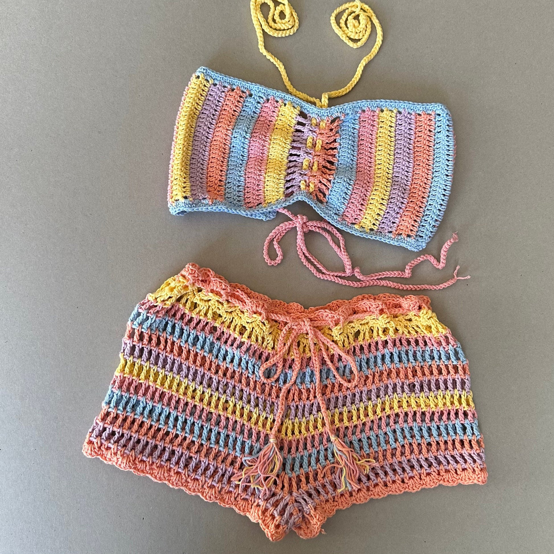 Festival 4 pcs Crochet Outfit Women’s by Garust