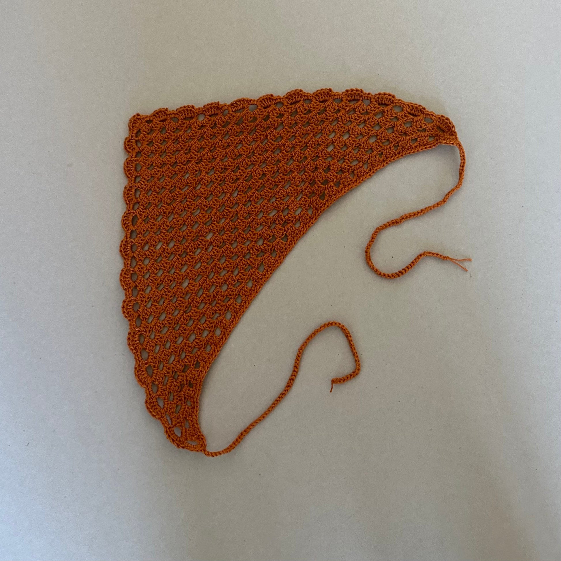 Crochet Bandana Headpiece by Garust