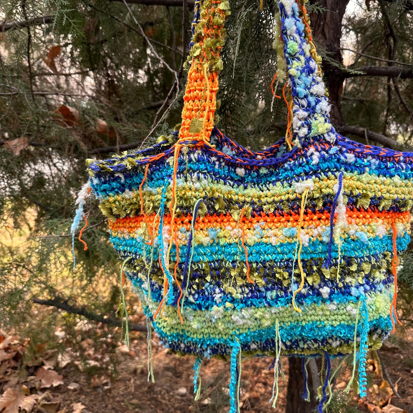 Boho Colorful Shoulder Bag by Garust