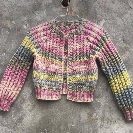 Multicolour Mohair Cropped Cardigan for Women’s by Garust