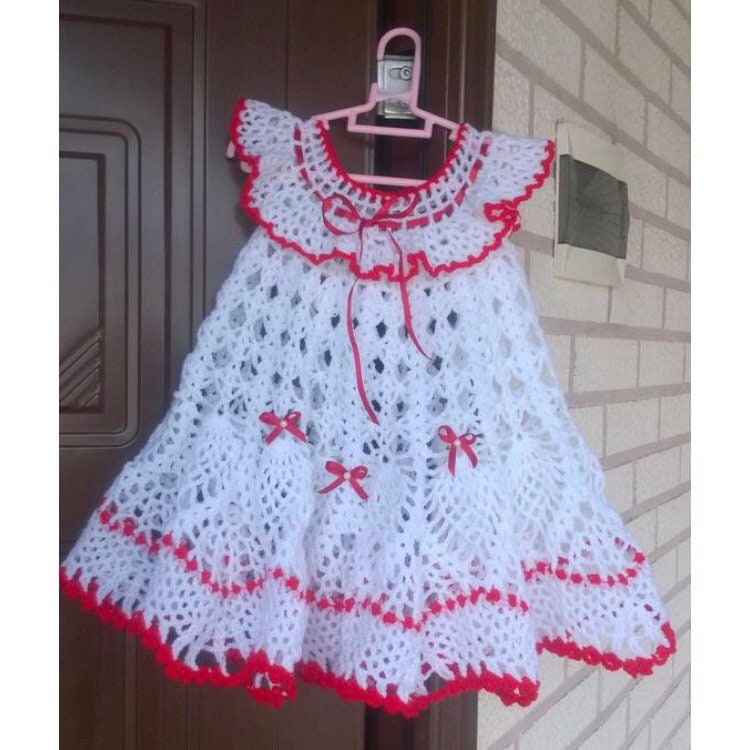 Crochet baby dress pattern 12-18 months PDF Baby shower DIY gift crochet pattern 2t baby girl summer crochet twirl pineapple dress toddler