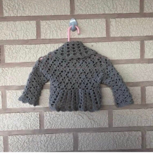 Baby girl cardigan Crochet baby sweater pattern Crochet cardigan bolero pattern Crochet shrug jacket baby pattern Baby crochet top pattern