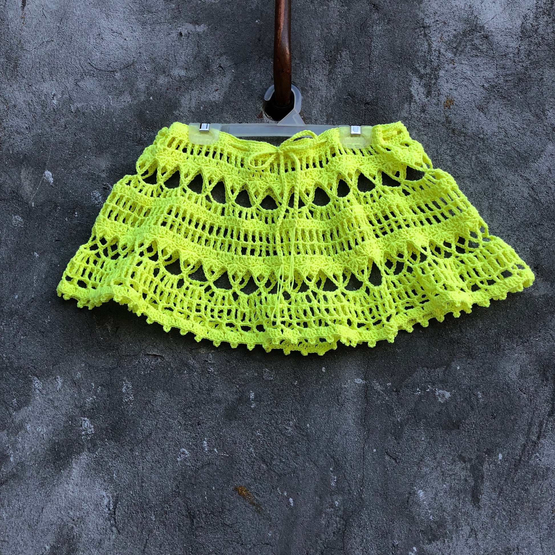 Crochet beach skirt pattern 3 sizes XS S M Crochet skirt woman Fishnet micro mini skirt Beach cover up lace skirt Cover up mesh swim skirt